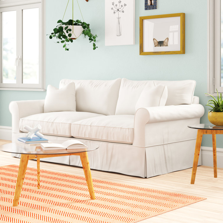 Wayfair Custom Upholstery™ Amari 84'' Slipcovered Sleeper Sofa